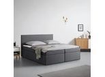Boxbett Lucy 2 ca.180x200cm Grau mit Topper