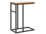 Beistelltisch Giorgia Eichefarbe/Schwarz MDF