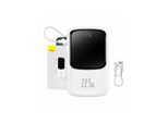 Baseus Powerbank Qpow PRO with cable 10000mAh 22.5W (White) Powerbank (Akku) - Weiß - 10000 mAh