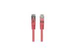 Lanberg patch cable - 25 cm - red RAL 3017 - Rot - 0.25 meter