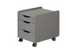 PAIDI Rollcontainer Jaro ¦ grau ¦ Maße (cm): B: 44,3 H: 53,29 T: 57.3