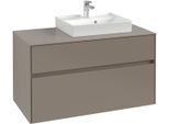 Villeroy & Boch Waschtischunterschrank Collaro C015B0 1000x548x500mm m. Bel. 2 Ausz. Waschtisch re W C015B0AA