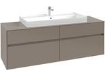 Villeroy & Boch Waschtischunterschrank Collaro C031B0 1600x548x500mm m. Bel. 4 Ausz. Waschtisch mitt C031B0VN