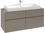 Villeroy & Boch Waschtischunterschrank Collaro C09100 1200x548x500mm 4 Ausz. Waschtisch mittig Wine C09100AH