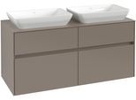 Villeroy & Boch Waschtischunterschrank Collaro C115B0 1200x548x500mm m. Bel. 4 Ausz. für 2 Waschtisc C115B0VR