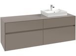 Villeroy & Boch Waschtischunterschrank Collaro C079B0 1600x548x500mm m. Bel. 4 Ausz. Waschtisch re M C079B0VQ
