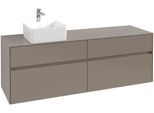 Villeroy & Boch Waschtischunterschrank Collaro C05000 1600x548x500mm 4 Ausz. Waschtisch li Cashmere C05000VN