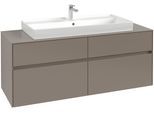 Villeroy & Boch Waschtischunterschrank Collaro C09200 1400x548x500mm 4 Ausz. Waschtisch mittig White C09200AA