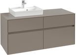 Villeroy & Boch Waschtischunterschrank Collaro C071B0 1200x548x500mm m. Bel. 4 Ausz. Waschtisch li W C071B0AH