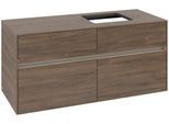 Villeroy & Boch Waschtischunterschrank Collaro C130B0 1200x548x500mm mit Beleuchtung Arizona Oak C130B0VH