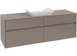 Villeroy & Boch Waschtischunterschrank Collaro C120B0 1600x548x500mm m. Bel. 4 Ausz. Waschtisch mitt C120B0AA