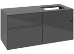 Villeroy & Boch Waschtischunterschrank Collaro C11400 1200x548x500mm Glossy Grey C11400FP