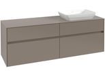 Villeroy & Boch Waschtischunterschrank Collaro C122B0 1600x548x500mm m. Bel. 4 Ausz. Waschtisch re M C122B0VQ