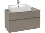 Villeroy & Boch Waschtischunterschrank Collaro C126B0 1000x548x500mm m. Bel. 2 Ausz. Waschtisch li S C126B0AF