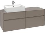 Villeroy & Boch Waschtischunterschrank Collaro C132B0 1400x548x500mm m. Bel. 4 Ausz. Waschtisch li G C132B0VR