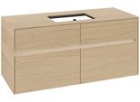 Villeroy & Boch Waschtischunterschrank Collaro C112B0 1200x548x500mm mit Beleuchtung Nordic Oak C112B0VJ