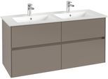 Villeroy & Boch Waschtischunterschrank Collaro 1261x610x480mm 4 Ausz. Waschbecken mittig White Oak C14700AA