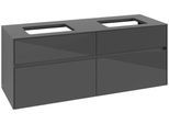 Villeroy & Boch Waschtischunterschrank Collaro C11900 1400x548x500mm Glossy Grey C11900FP
