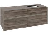 Villeroy & Boch Waschtischunterschrank Collaro C133B0 1400x548x500mm mit Beleuchtung Stone Oak C133B0RK