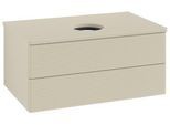 Villeroy & Boch Waschtischunterschrank Antao L19_1 800x360x500mm mit Beleuchtung mit Struktur FK/AP: L19110HJ