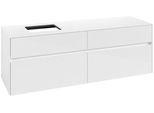 Villeroy & Boch Waschtischunterschrank Collaro C13500 1600x548x500mm Glossy White C13500DH