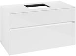 Villeroy & Boch Waschtischunterschrank Collaro C125B0 1000x548x500mm mit Beleuchtung Glossy White C125B0DH