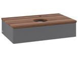 Villeroy & Boch Waschtischunterschrank Antao L08_5 800x190x500mm mit Beleuchtung mit Struktur FK/AP: L08152GK