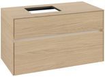 Villeroy & Boch Waschtischunterschrank Collaro C126B0 1000x548x500mm mit Beleuchtung Nordic Oak C126B0VJ