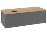Villeroy & Boch Waschtischunterschrank Antao L33_1 1200x360x500mm mit Beleuchtung mit Struktur FK/AP L33111GK