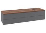 Villeroy & Boch Waschtischunterschrank Antao L27_5 1600x360x500mm mit Beleuchtung mit Struktur FK/AP L27152GK
