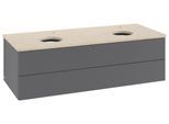 Villeroy & Boch Waschtischunterschrank Antao L24_5 1200x360x500mm mit Beleuchtung mit Struktur FK/AP L24153GK