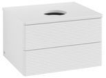 Villeroy & Boch Waschtischunterschrank Antao L18_1 600x360x500mm mit Beleuchtung mit Struktur FK/AP: L18110GF