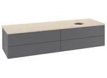Villeroy & Boch Waschtischunterschrank Antao L27_5 1600x360x500mm mit Beleuchtung mit Struktur FK/AP L27153GK