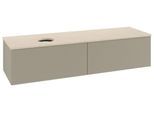 Villeroy & Boch Waschtischunterschrank Antao L37_1 1600x360x500mm mit Beleuchtung mit Struktur FK/AP L37113HK