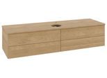Villeroy & Boch Waschtischunterschrank Antao L25_5 1600x360x500mm mit Beleuchtung mit Struktur FK/AP L25151HN