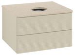 Villeroy & Boch Waschtischunterschrank Antao L18_1 600x360x500mm mit Beleuchtung mit Struktur FK/AP: L18113HJ