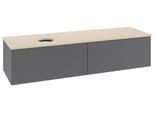 Villeroy & Boch Waschtischunterschrank Antao L37_5 1600x360x500mm mit Beleuchtung mit Struktur FK/AP L37153GK