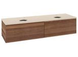 Villeroy & Boch Waschtischunterschrank Antao L39_5 1600x360x500mm mit Beleuchtung mit Struktur FK/AP L39153HM