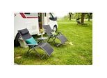 Garten-Relaxliegel Anthrazit Aluminium klappbar