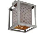 Deckenleuchte Thomas in Silberfarben max. 25 Watt Deckenlampe