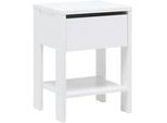 Nachttisch Nizza Weiß