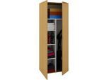 Mehrzweckschrank Buchefarben ca. 70x178x40 cm Buchefarben