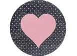 Kinderteppich Bambi Pink Ø ca. 120 cm