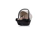 Chipolino Set Babyschale Isofix-Station Duo Smart i-Size verstellbare Kopfstütze creme