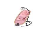 Chipolino Babywippe Senso Holzoptik Spielbogen Kopfstütze 3-Punkt-Gurt faltbar rosa