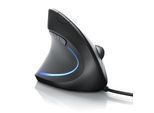 CSL ergonomische Maus, kabelgebunden, optische Vertikale Linkshänder Mouse, gegen Mausarm/Tennisarm