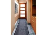 Läufer "Schmutzfangläufer MALAGA, Made in Belgium", grau (anthrazit), B:66cm H:6mm L:1.100cm, Polypropylen (PP), PRIMAFLOR-IDEEN IN TEXTIL, Teppiche, Schmutzfangläufer, Schmutzfangmatte, meliert, gesteift, strapazierfähig, rutschhemmend