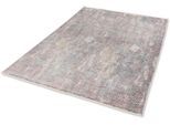 Teppich "Charme 242", bunt, B:133cm H:6mm L:185cm, Kunstfaser, SCHÖNER WOHNEN-KOLLEKTION, Teppiche, Teppich, leichter Kurzflor, Fransen, Wohnzimmer, Schöner Wohnen Kollektion