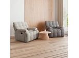 Relaxsessel Natalie Hellgrau/ Cord