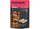 PREMIERE Fine Filets Nassfutter Katze Adult Jelly Thunfisch mit Surimi 24x100 g